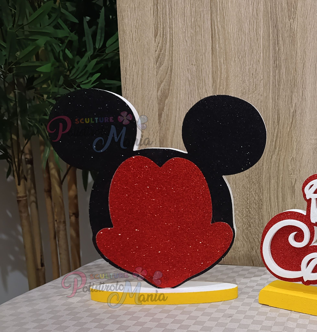 Testa di Minnie o Topolino in polistirolo