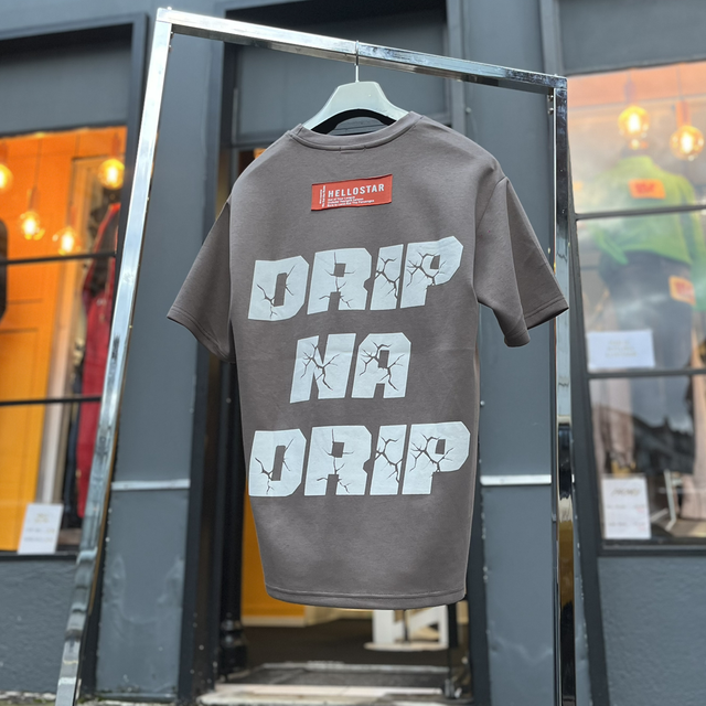 T-shirt DRIP taupe 