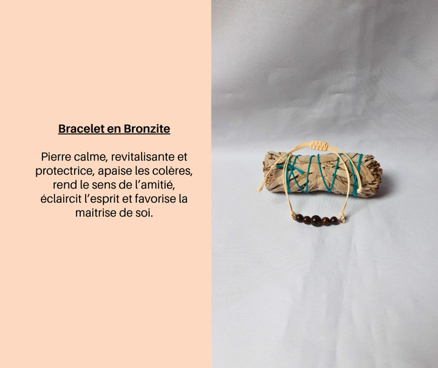 117- Bracelet en Bronzite