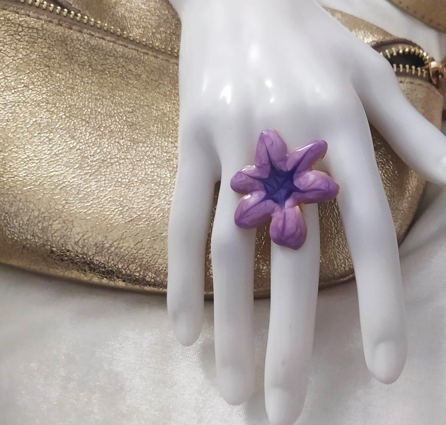 Bague Flower (Lilas)