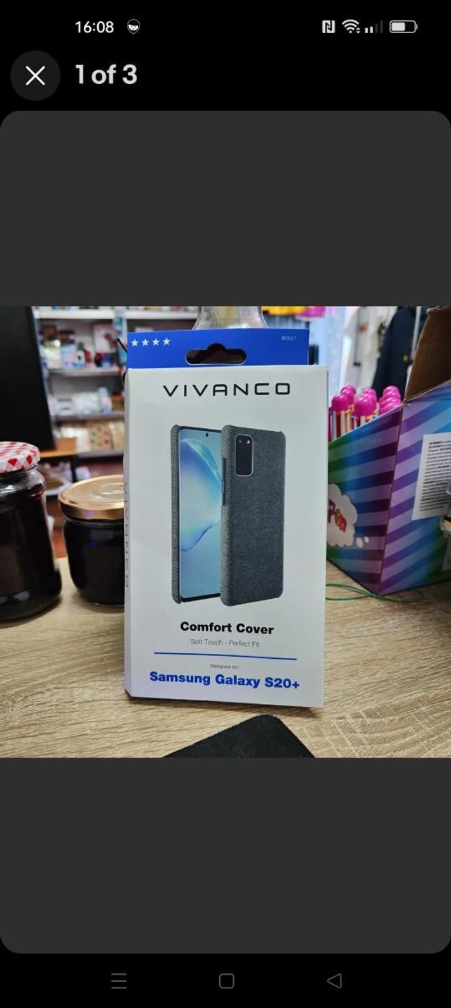 Vivanco Hype Cover Schutzhülle für Samsung Galaxy S20+ Cover