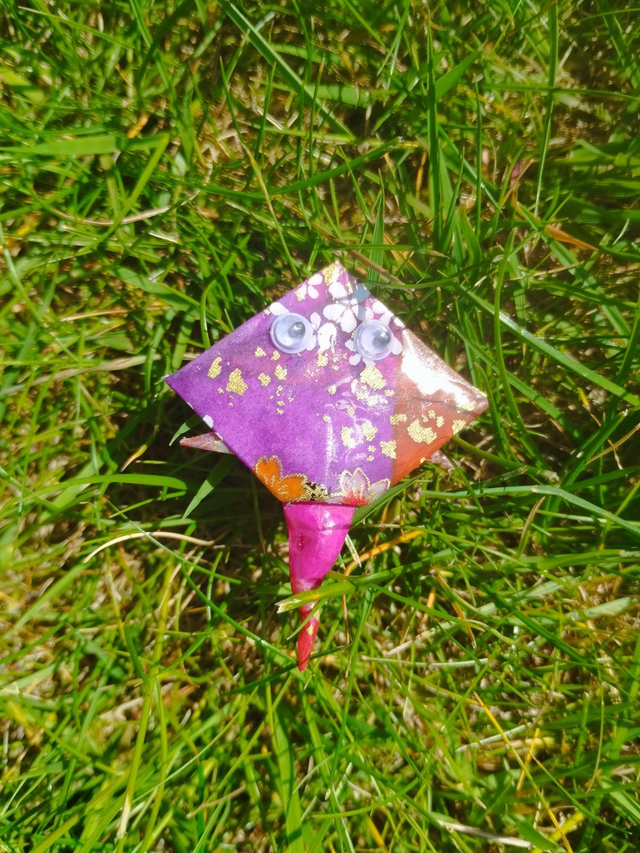 Broche Raie Violette 