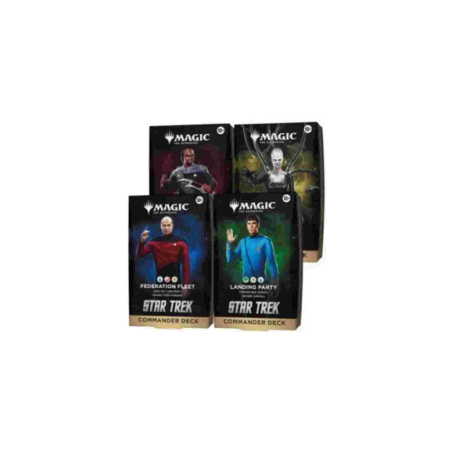4 Commander Deck ENG Star Trek Inglese - Magic PREORDER RITARDO DATA INDETERMINATA