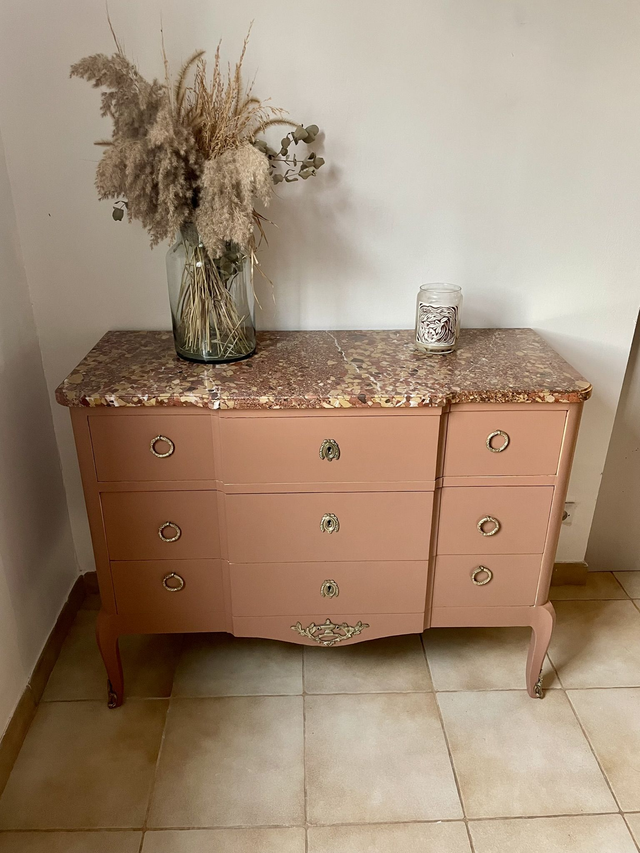 Commode avec plateau marbre