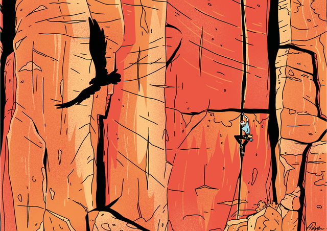 Super Crack of The Desert , Indian Creek, Etats Unis - Impression A3 - Série limitée