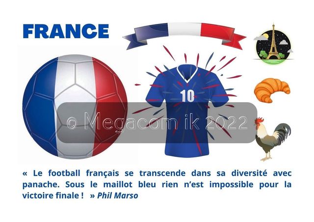 Lots 33 cartes postales Coupe du Monde 2022