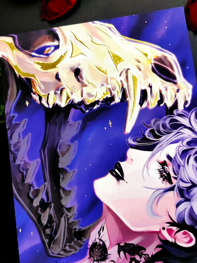 Sweet Jaws - Gold Foil - A5  