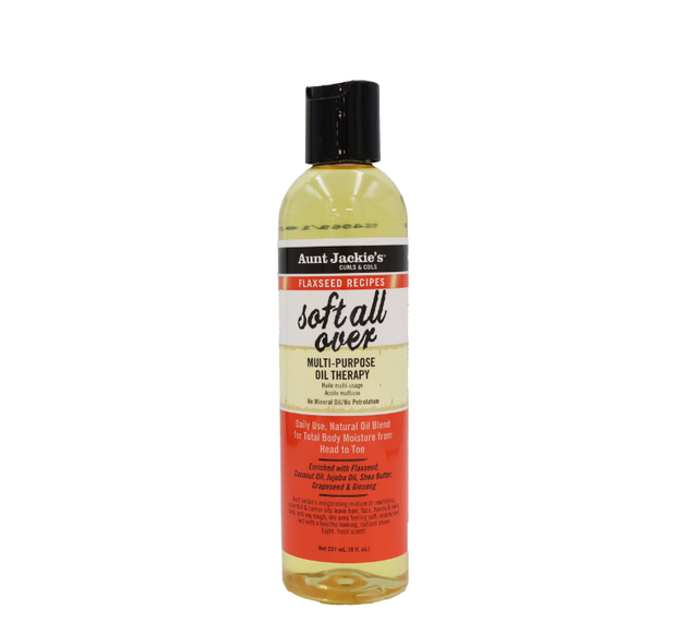 Aunt Jackies Flaxseed Soft All Over Multi Purpose Oil 8oz