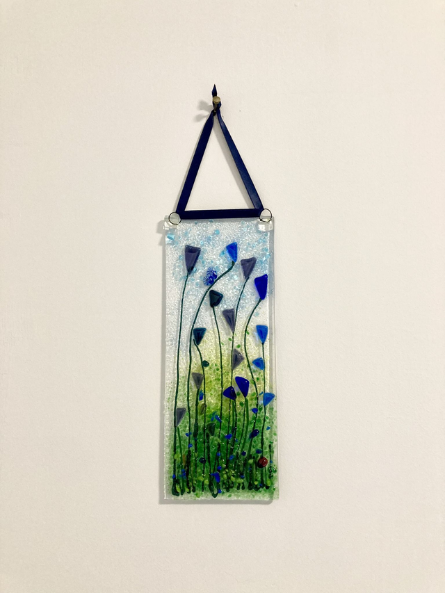 Floral meadow design sun catcher 