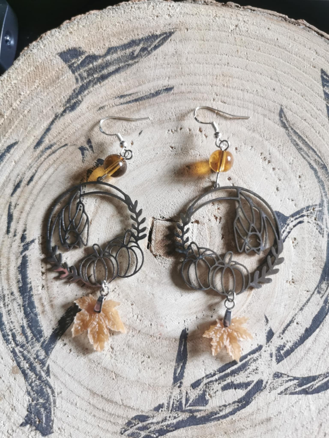 Chauves-souris ambre &amp; érables 