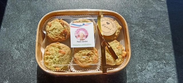  pistache cacahuètes ( x 12 biscuits)