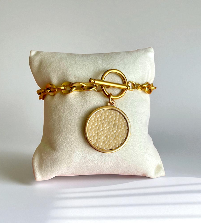 Bracelet Maya Blanc cassé