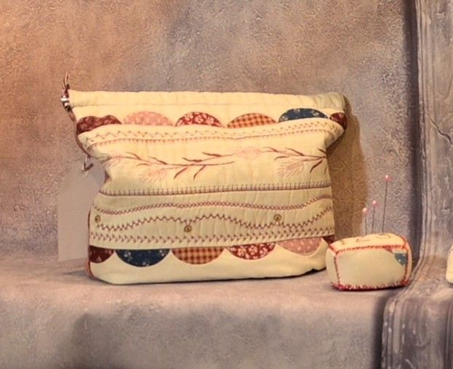 Vintage Utensilo, ohne Nadelkissen