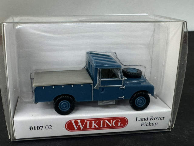 Land Rover Pickup blau Wiking 1:87