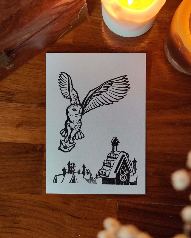 Harfang des neiges livreuse