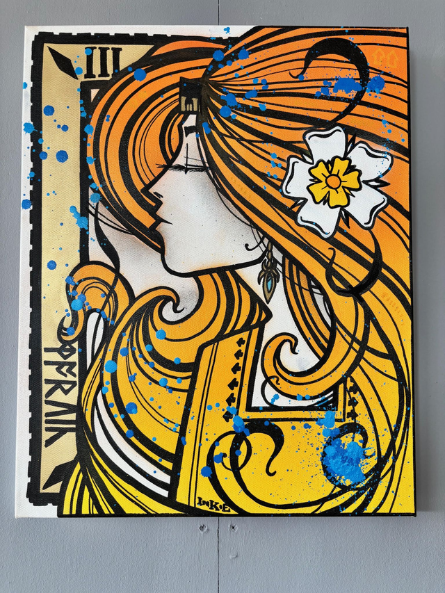 DAWN Original Painting by Inkie