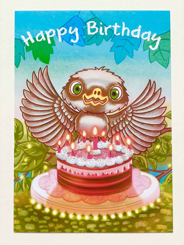 Böhm & Böhm - Postkarte 9: "Happy Birthday" / Postcard "Happy Birthday"