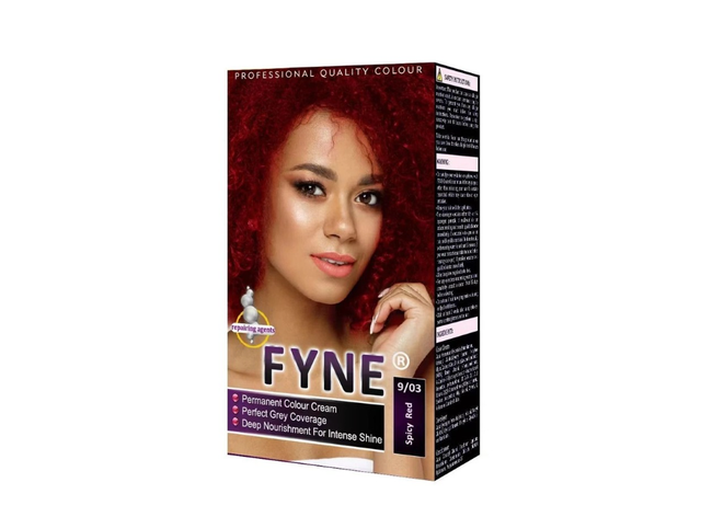 FYNE  Permanent Hair Dye for Women -(Spicy Red 9/03)