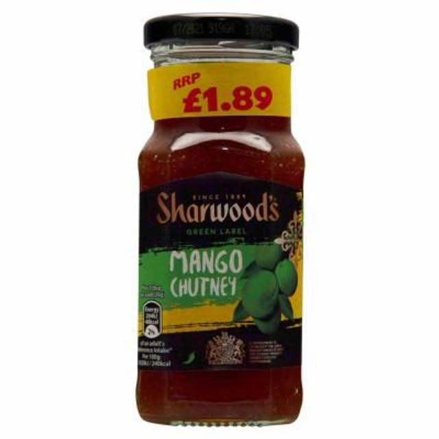 Sharwoods Mango Chutney (Mild) 227g Jar