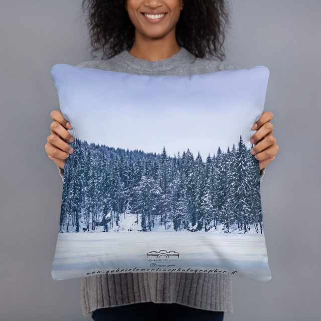  Cuscino Laghi di Fusine Winter 