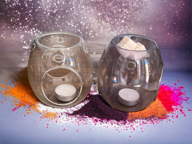 Clear Glass Tea Light Burner