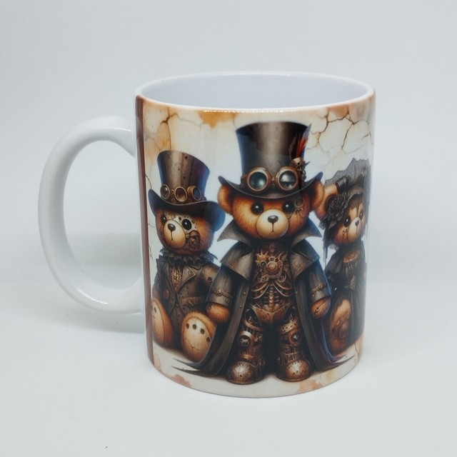 Familles d'ours steampunk