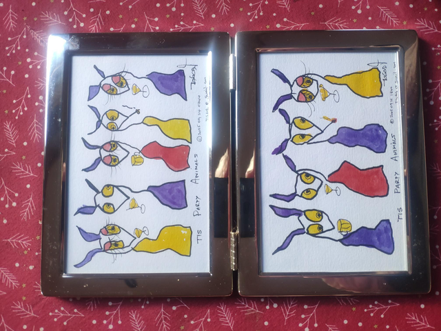 Tis Party Animals silver colour photo frame 