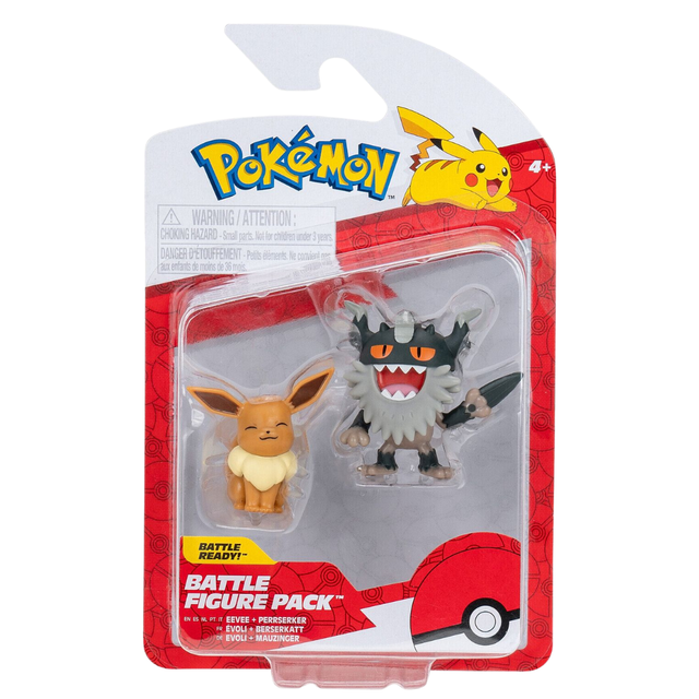 Pokémon Battle Figure Pack: Eevee + Perrserker