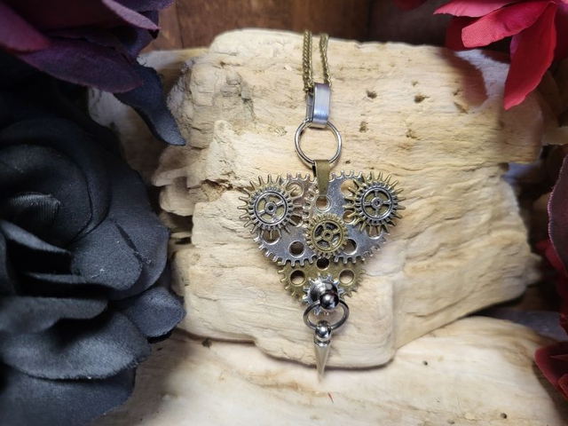 Collier "Rouages du Temps"