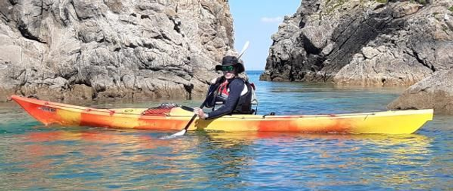 Carte cadeau location kayak monoplace 1/2 journée