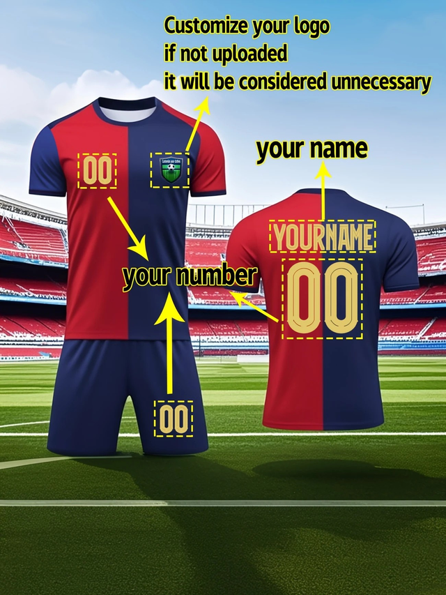 Custom Personalized Team Name and Number with LOGO
