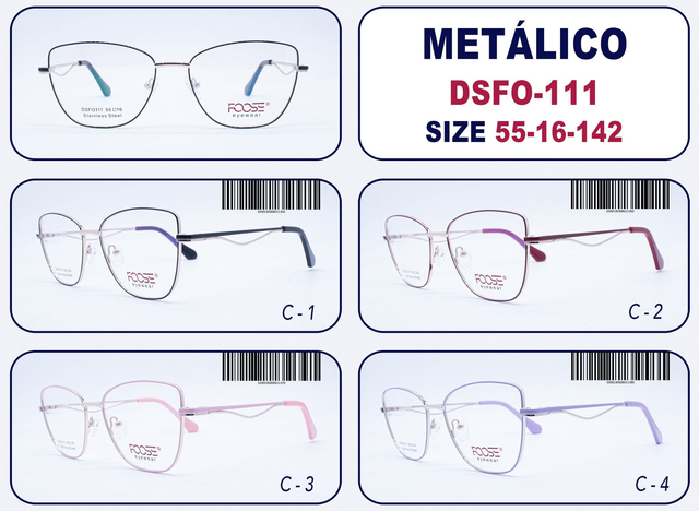 Lentes ópticos DSFO-111 Foose