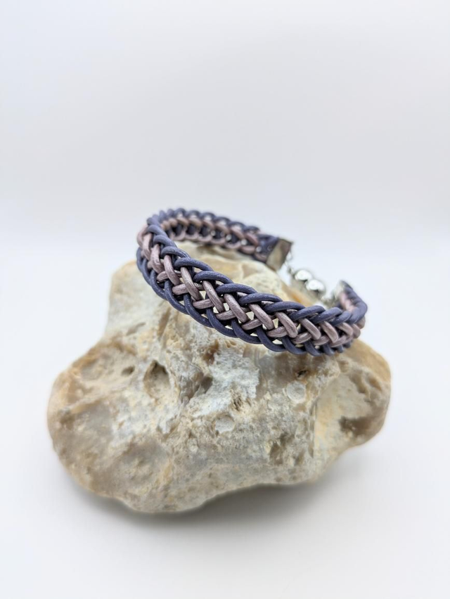Slim Flat Braid Kumihimo Bracelet (4)