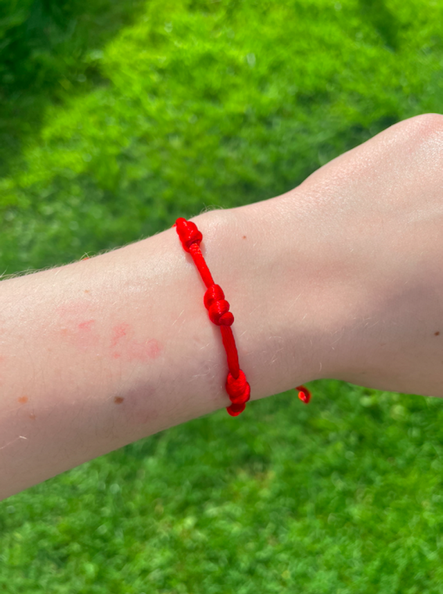7 Knot Red Protection Bracelet