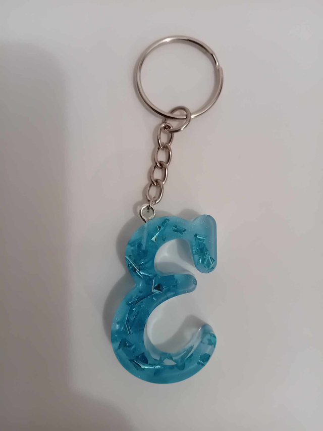 porte clef lettre E