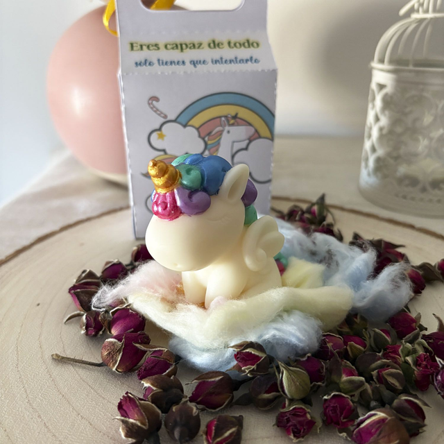 Cera perfumada Diseño &quot;Unicornio&quot;