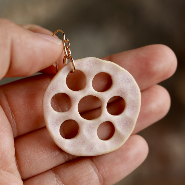 Boucles d’oreilles en porcelaine