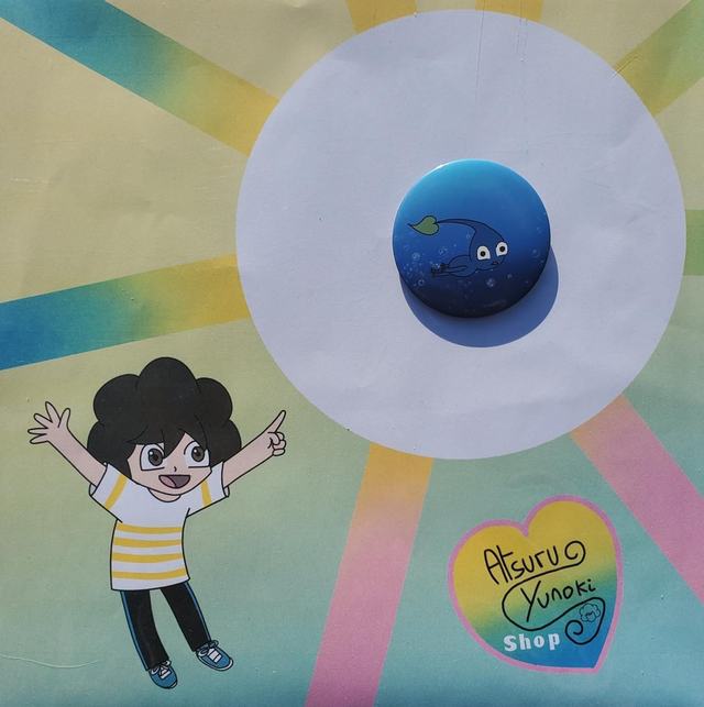 Pikmin Bleu / Rainbow Badges / Serie 2 / Pikmin / (Design by Atsuru_Yunoki (me) )