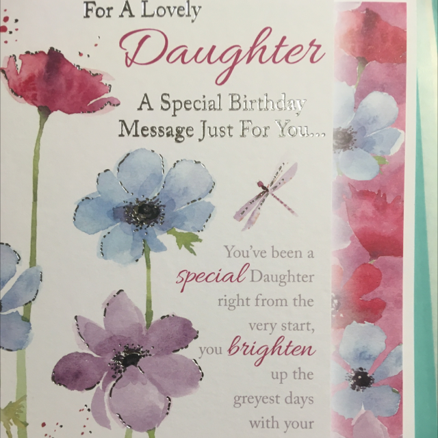 Birthday Relative Daughter - A lovely Daughter WW