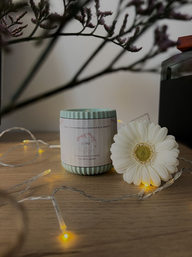 🌿 BOUGIE PARFUMÉE LONI - PIN DES LANDES