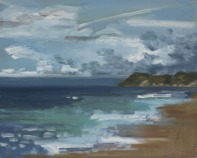 C- Blue sea at Hive Beach