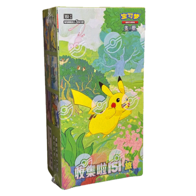 POKÉMON TCG COLLECT 151 JOURNEY 151C SIMPLIFIED CHINESE SLIM BOOSTER BOX 
