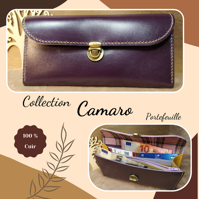 CAMARO portefeuille - Violet