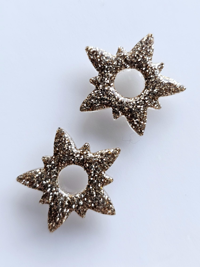 PAIRE PAMPILLES LULU doré chaud