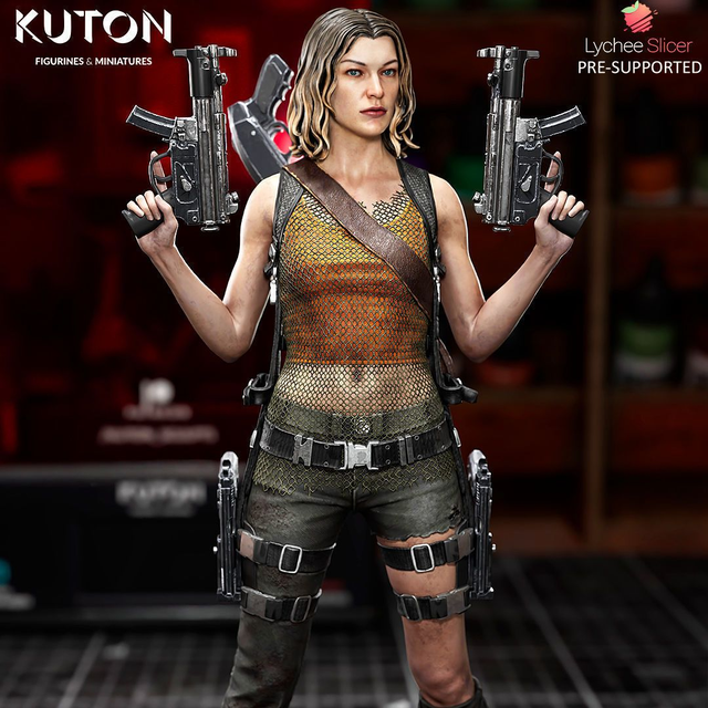 STATUE RESIDENT EVIL ALICE V2 série movie