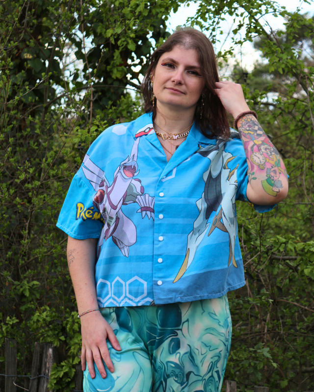 🌌 Chemise Pokémon Légendaires – Pièce unique 🌌Taille38