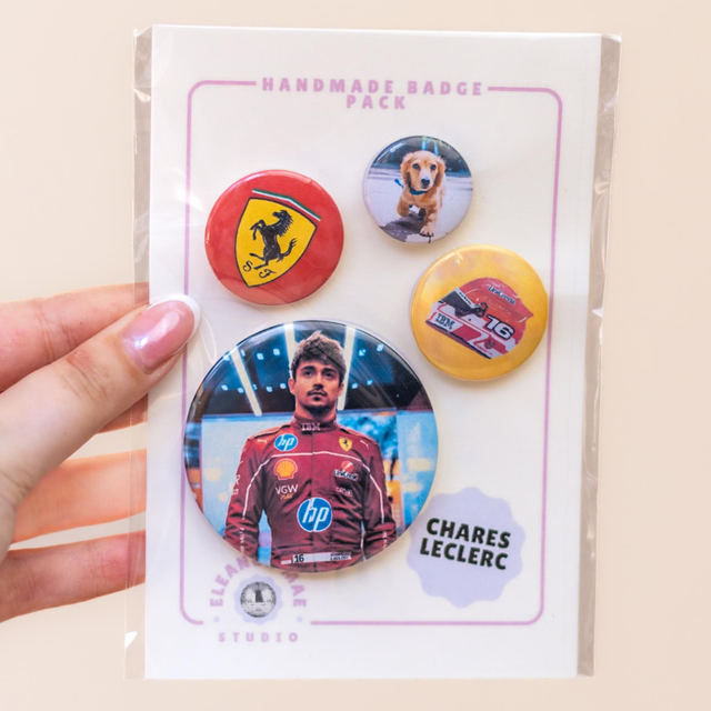 'Charles Leclerc' - Badge Pack