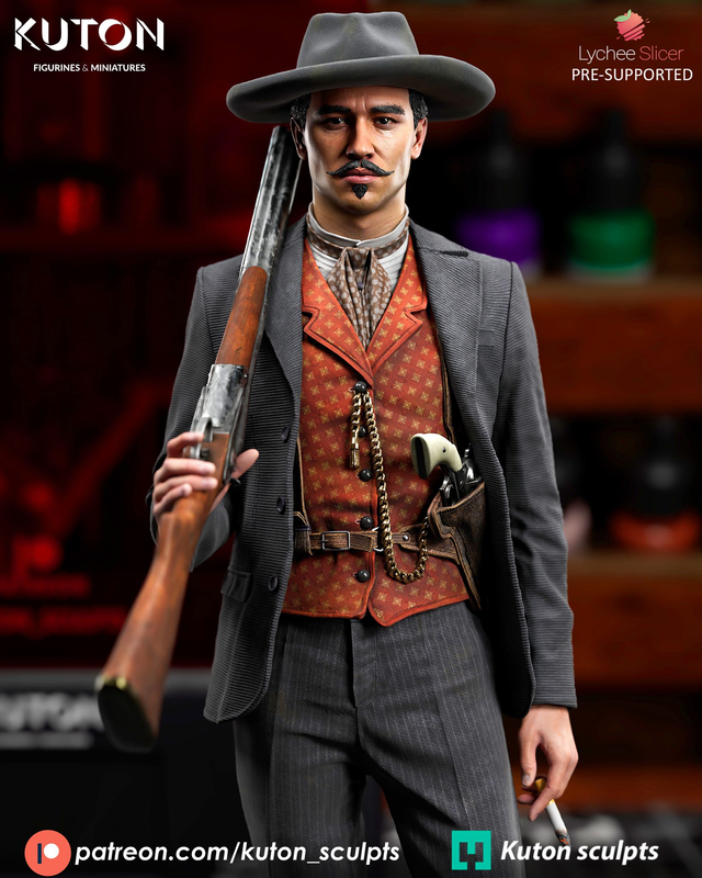 STATUE VAL KILMER TOMBSTONE série movie