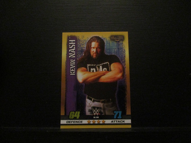 Kevin Nash - Hall Of Fame Slam Attax 10th Edition Original Trading Card #268