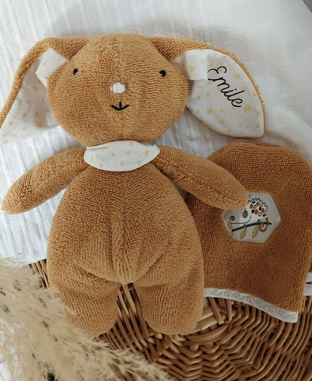 Coffret cadeau " Le lapin Caramel" &amp; Co